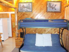 ivanhoe lake log suites 1-4 bunks