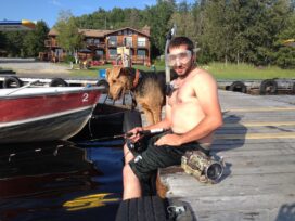 Fishing Underwater at Ivanhoe Docks