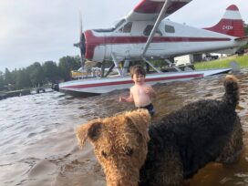 Swimming in Ivanhoe Lake